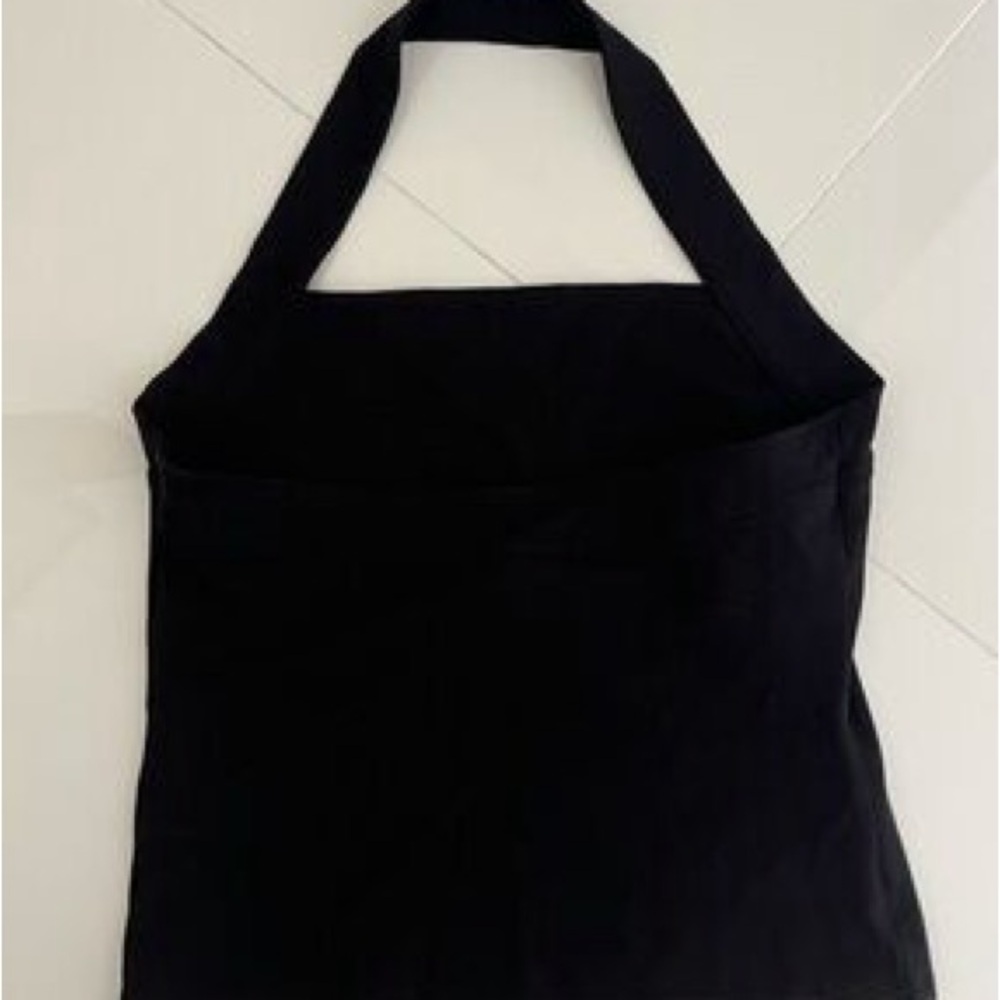 UO black triangle halter top